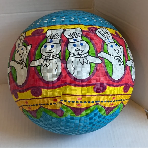 Pillsbury Poppin' Fresh Dough Boy Playground Ball - Picture 2 of 6